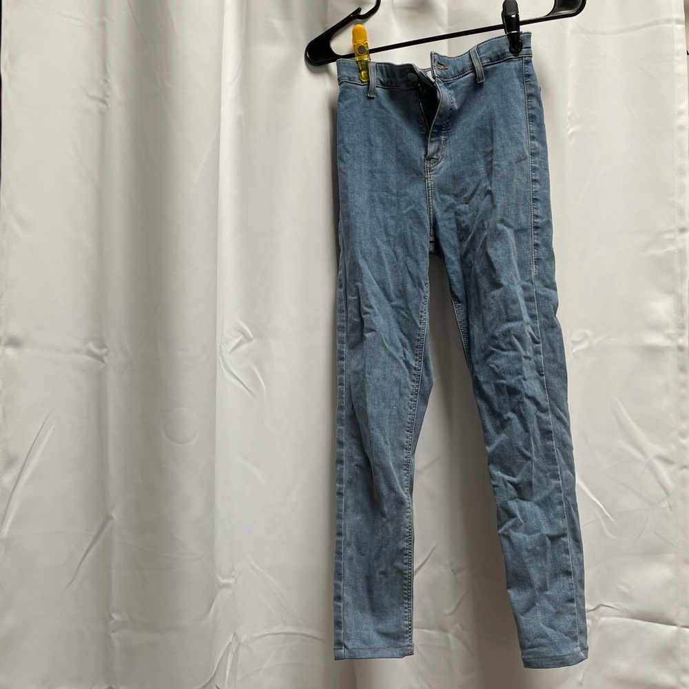 topshop joni light-wash skinny jeans